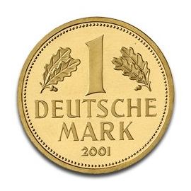 1 Deutsche Mark en Or - 12 g - Allemagne Face