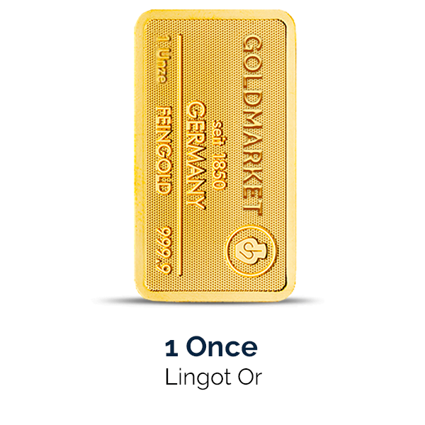 Acheter de l'Or en Ligne - Lingot 1 Once d'Or